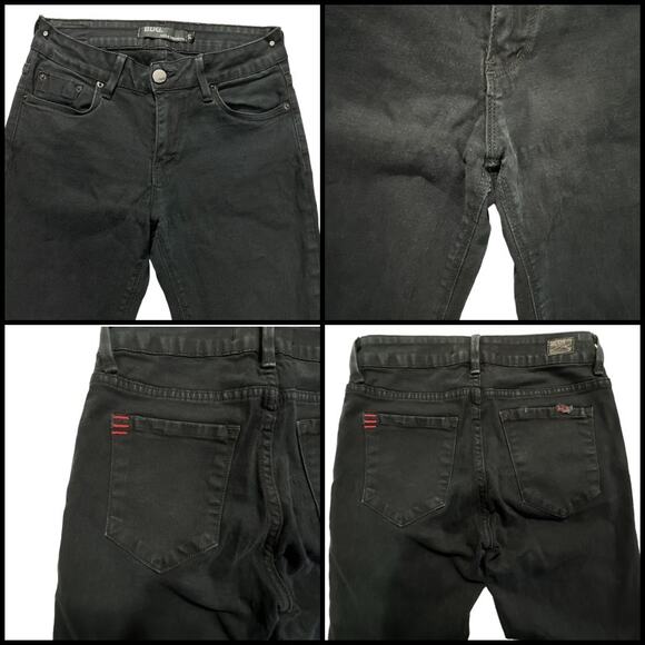 BDG Unpublished Bundle Ankle Cigarette Leg Skinny High Rise Size 28 Black Jeans - Picture 3 of 13